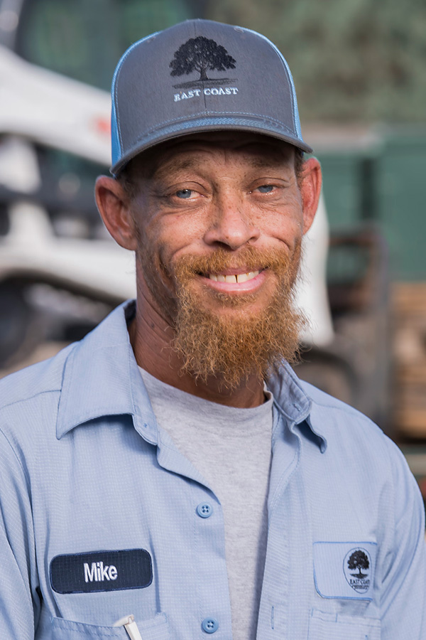 Mike, grounds maintenance professional at East Coast Consolidated Landscaping, helping maintain residential, HOA, and commercial properties.
